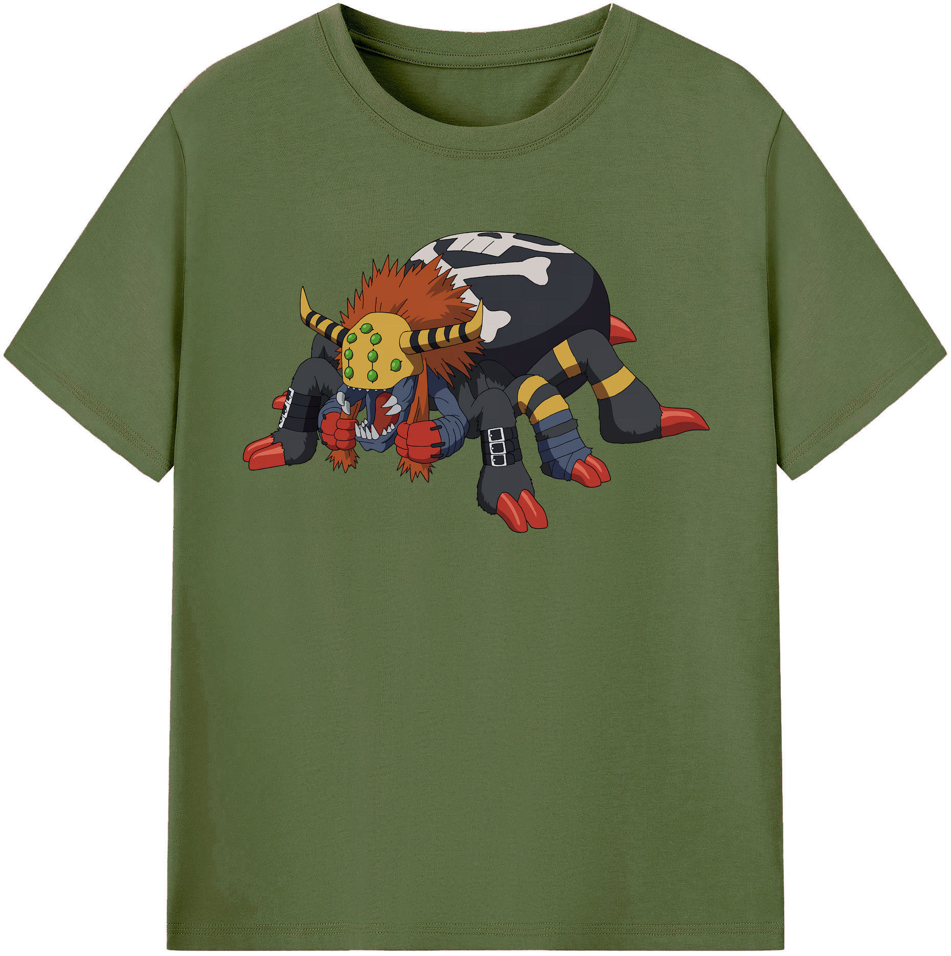 （画像用） Digimon デジタルモンスター/デジモン 綿100％半袖Tシャツ（フロントプリント）